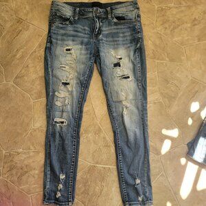 Buckle Black Fit no. 53 Distressed Ankle Skinny Jeans